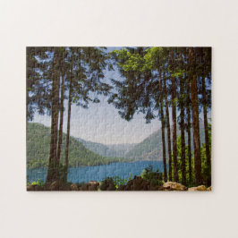 Lago Cushman na Quebra-cabeça de Verão