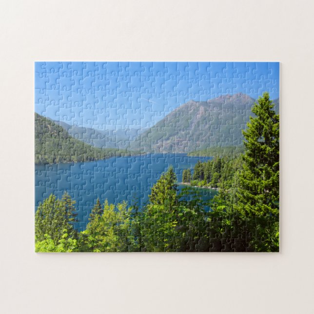 Lago Cushman na Quebra-cabeça de Verão (Horizontal)