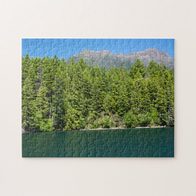 Lago Cushman na Quebra-cabeça de Verão (Horizontal)