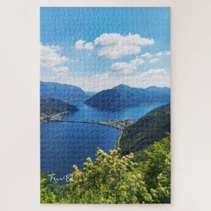 Lago di Lugano quebra-cabeça