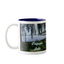 LAGO do CAYUGA, caneca do PARQUE de STUART