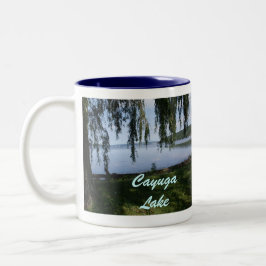 LAGO do CAYUGA, caneca do PARQUE de STUART
