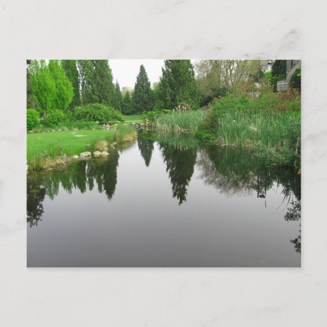 Lago em Vancouver, BC Cartão postal (Frente)