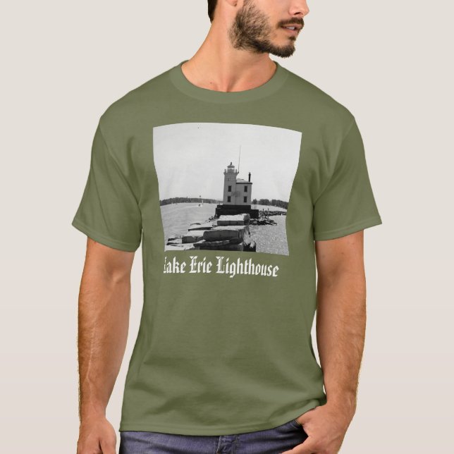 Lago Erie Lighthouse T-Shirt (Frente)