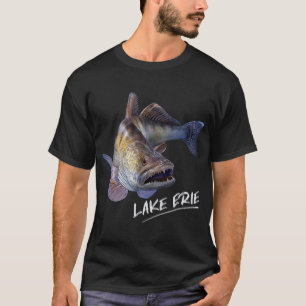 Lago Erie Walleye Pescador T-Shirt