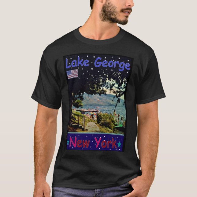 Lago George NY Classic T-Shirt (Frente)