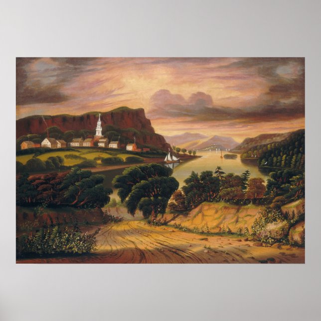 Lago George - Thomas Chambers Fine Art Poster (Frente)