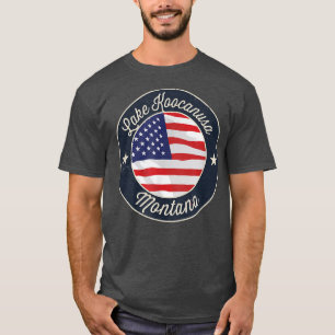 Lago Koocanusa - Camiseta Comemorativa Patriótica 