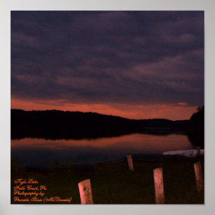 Lago Kyle, angra das quedas, Pa, - poster do por