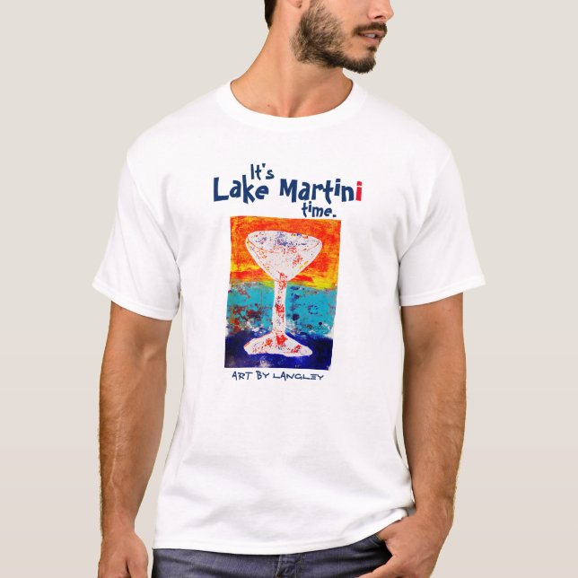 Lago Martin do "tempo" Alabama t-shirt de (Frente)