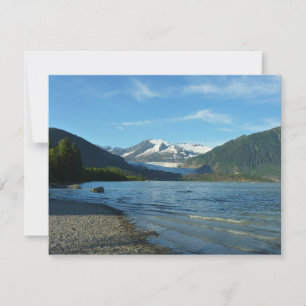 Lago Mendenhall, na paisagem de Juneau Alaska