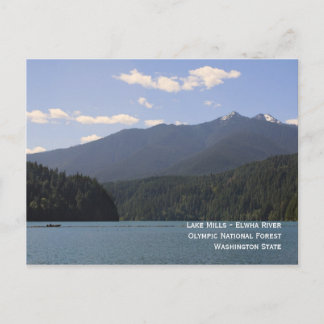 Lago Mills - Cartão postal do rio Elwha