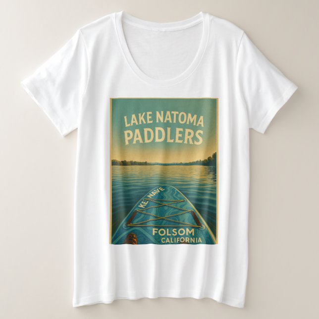 Lago Natoma Paddlers T-Shirt (Frente do Design)