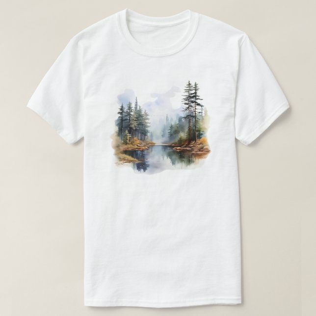 Lago Scene T-Shirt (Frente do Design)