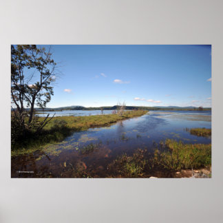 Lago superior em Adirondacks. impressão 08 240