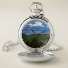 Lago Tahoe California Souvenir Pocket Watch