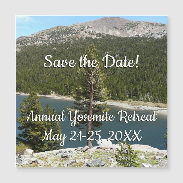 Lago Tenaya no Parque Nacional de Yosemite (Frente)