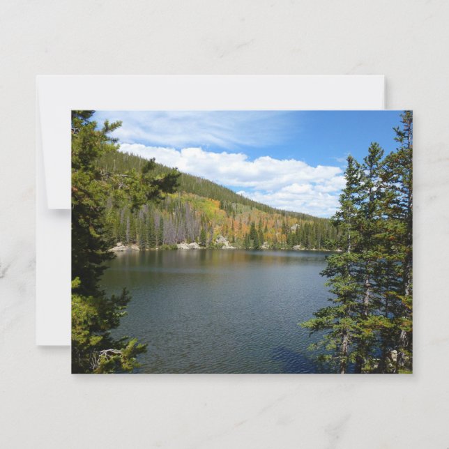 Lago Urso no Parque Nacional de Rocky Mountain (Frente)