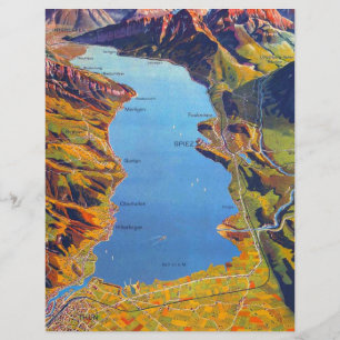 Lago Vintage de Thun Suiça