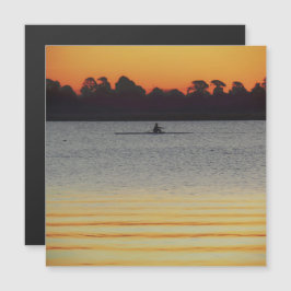 Lago Wendouree Calmo Antes do Anoitecer