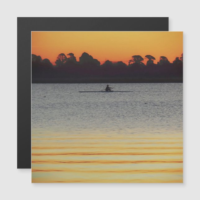 Lago Wendouree Calmo Antes do Anoitecer (Frente/Verso)