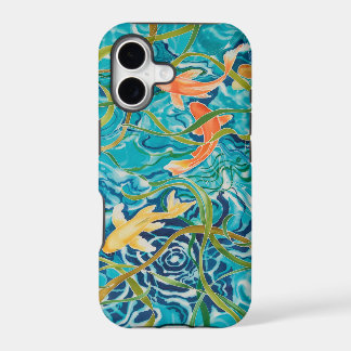Lagoa azul de Koi