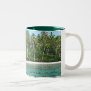 Lagoa de Moana na caneca de Moorea
