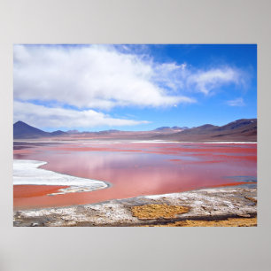 Lagoa Vermelha, Laguna Colorada na Bolívia poster