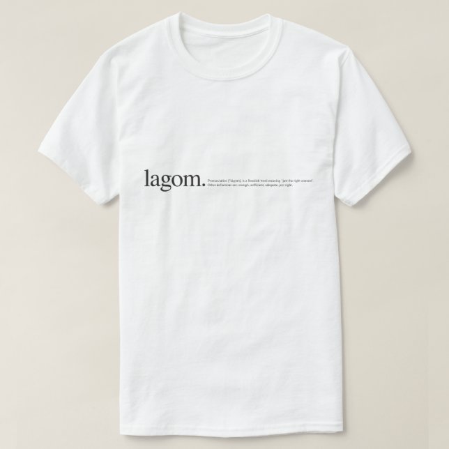 LagomWiki T-Shirt (Frente do Design)
