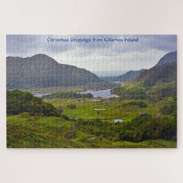 Lagos de Killarney. Quebra-cabeça do Parque Nacion (Horizontal)