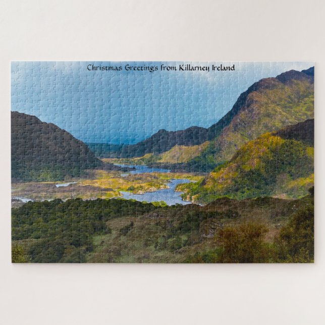 Lagos de Killarney. Quebra-cabeça do Parque Nacion (Horizontal)