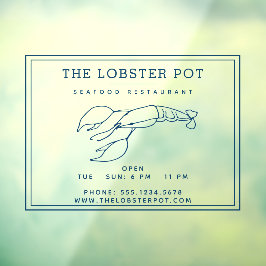 Lagosta Azul Elegante/Restaurante de Marisco