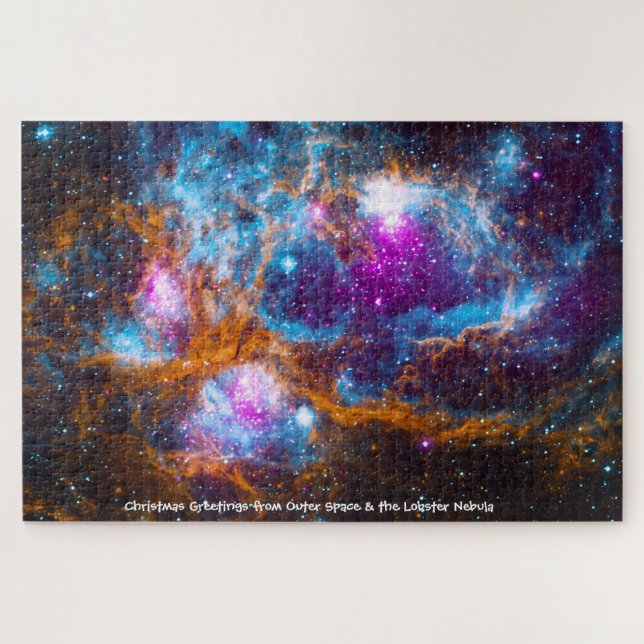 Lagosta Nebula Quebra-cabeça (Horizontal)