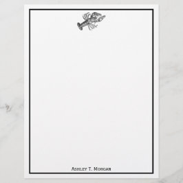 Lagosta Vintage #1 Desenho