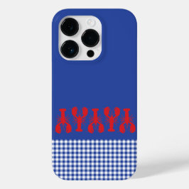 Lagostas Gingham Coastal Red White Tech