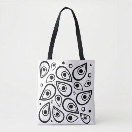 Lágrimas de Abstrato Tote Bag