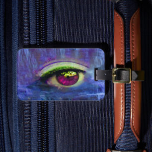 Lágrimas de cascata Etiqueta de bagagem