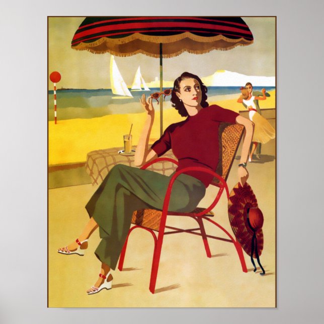 Laguna Beach Poster vintage (Frente)