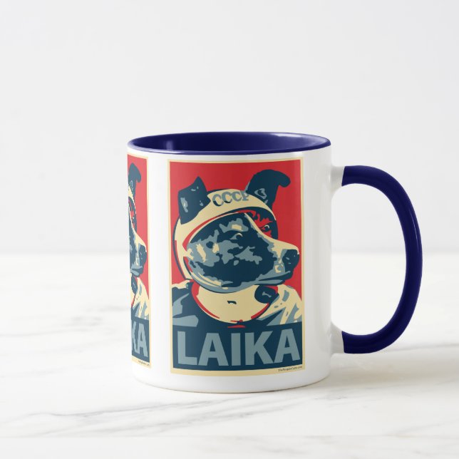 Laika o cão do espaço - Laika: Caneca de OHP (Direita)