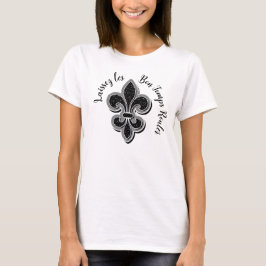 Laissez Mardi Gras Fleur De Lis T-Shirt