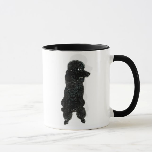 Lait de au de café francês da caniche da caneca (Direita)