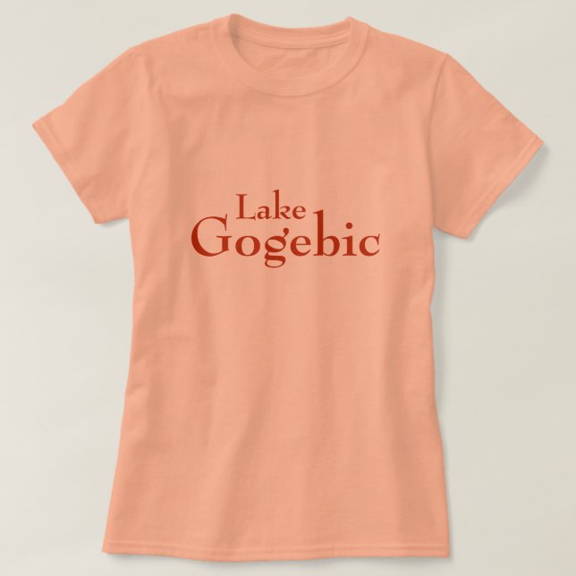 Lake Gogebic, Michigan T-Shirt (Frente do Design)