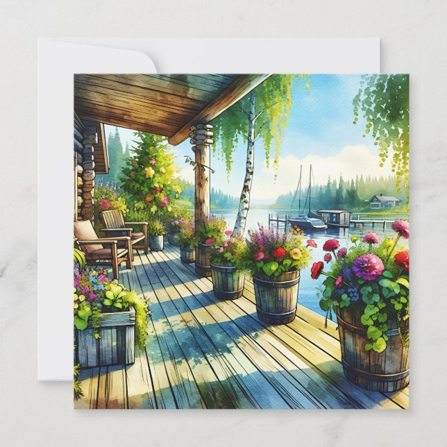 Lake House View | Pavimento sobre a baía (Frente)