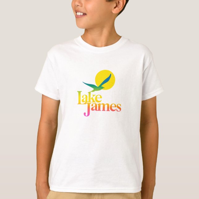 Lake James Children Retro Vibes T-Shirt (Unisex) (Frente)
