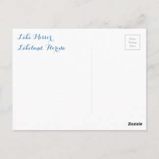 Lake Mirror - Lakeland, cartão postal da Flórida