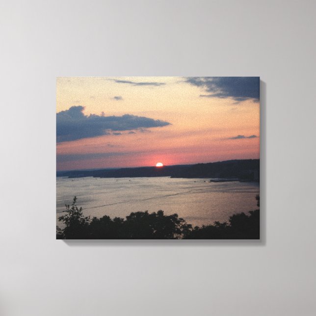 LAKE OZARK SUNSET CANVAS (Frente)