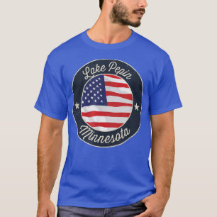 Lake Pepin - Patriótico Minnesota Souvenir T-Shirt