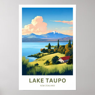 Lake Taupo - Impressão de Viagem na Nova Zelândia