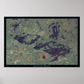 Lake Vermilion, Minnesota satélite poster