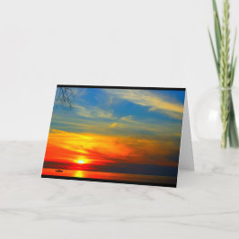 Lake Winnebago Sunset Qualquer Cartão De Ocasião